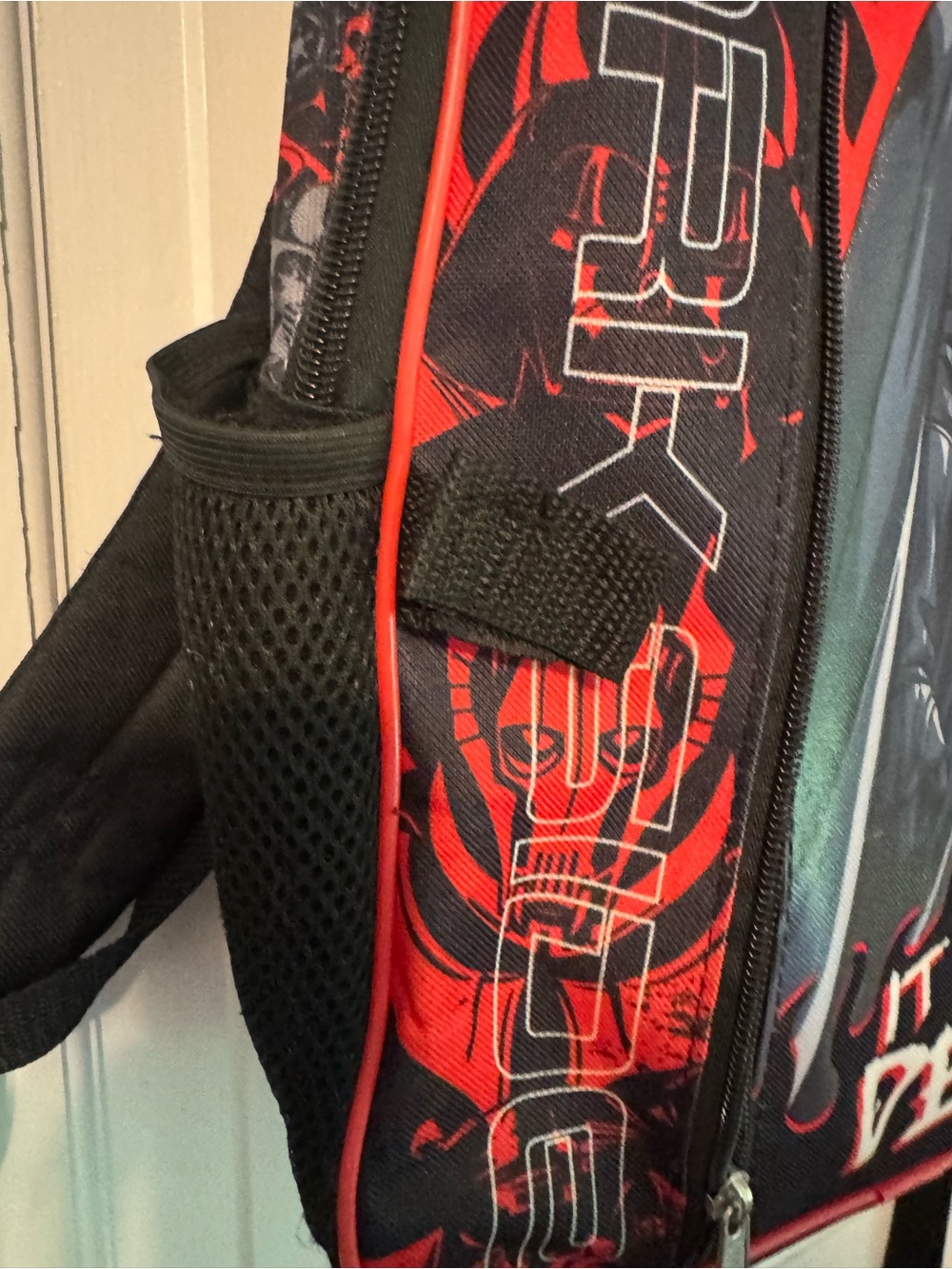 Darth Vader Black & Red Backpack - Star Wars Inspired - Picture 4 of 7